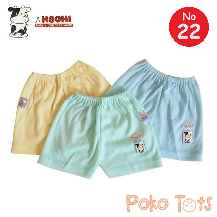 Hachi Celana Pendek No. 22 Celana Bayi dan Anak Segi Polos Warna