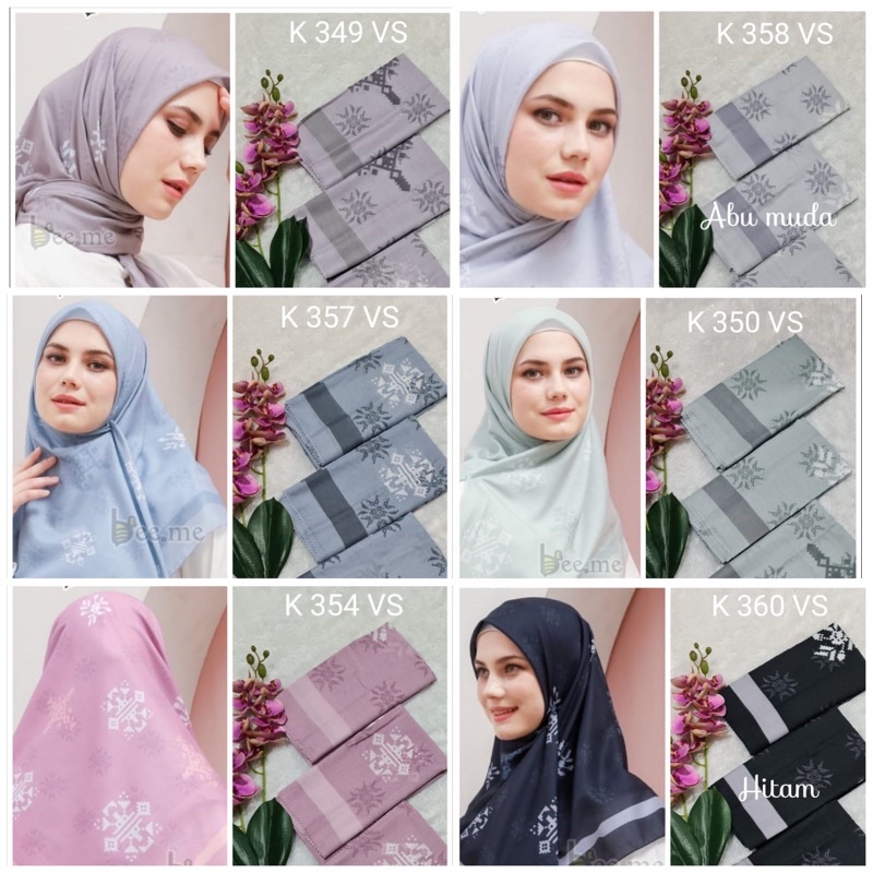 jilbab voal motif premium laser cut terbaru grosir