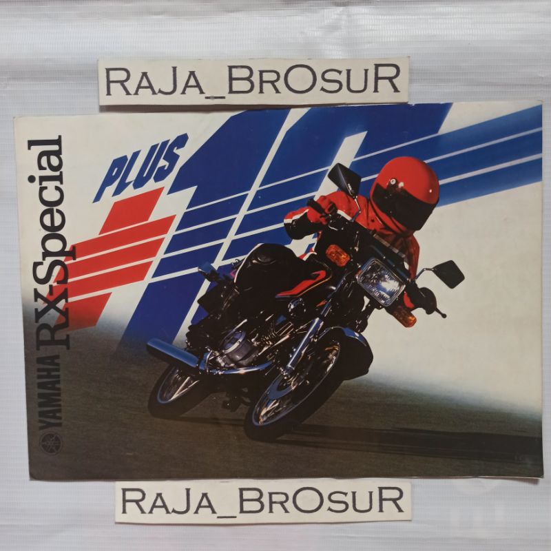 Poster brosur katalog leaflet jadul lawas Yamaha RXS RX S/RX Special 5speed 2tak 2T 1983