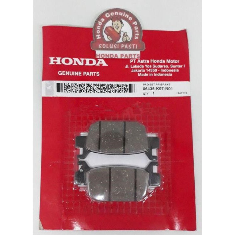 HONDA ORI AHM KAMPAS REM BELAKANG PAD SET RR BRAKE PCX LOKAL 2018 06435-K97-N01