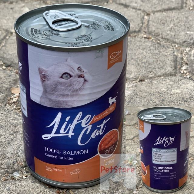 PROMO NEW: LIFE CAT KALENG Kitten Adult 400gr Lifecat wet food kucing kaleng