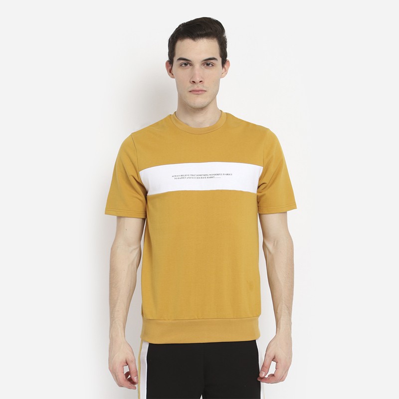 Rave Habbit Fairley Sweatshirt Pria - Mustard