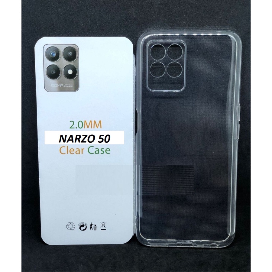 REALME NARZO 50 NARZO 50 5G CASE HD BENING CLEAR SOFTCASE KARET TRANSPARAN SILIKON CASING PROTECT CAMERA COVER PELINDUNG KAMERA  REALME NARZO 50 5G