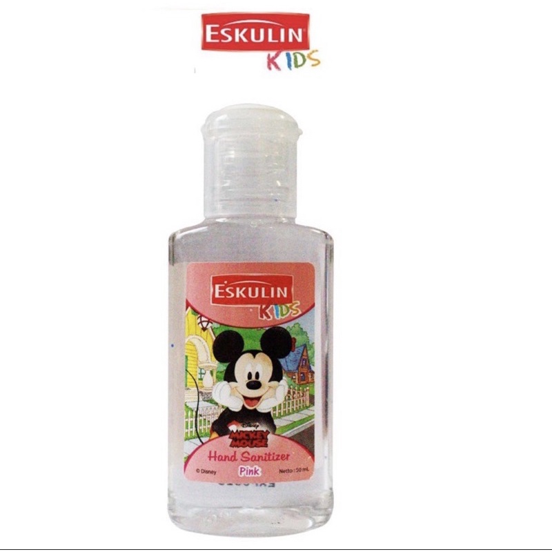 Eskulin Kids Mickey Pink Hand Sanitizer
