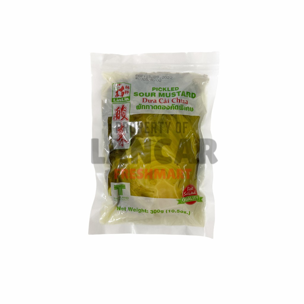 SAYUR ASIN THAILAND LIN-LIN 300GR / LIN-LIN PICKLED SOUR MUSTARD 300GR