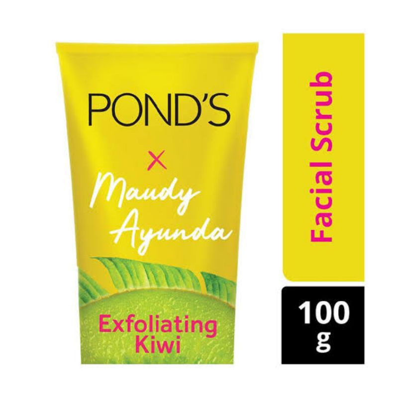 Ponds Maudy Ayunda Facial Scrub 100gr Exfolating Kiwi