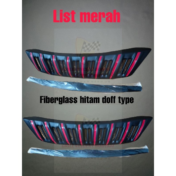 Grill inova lama 2005 2006 2007 2008 model prado list merah