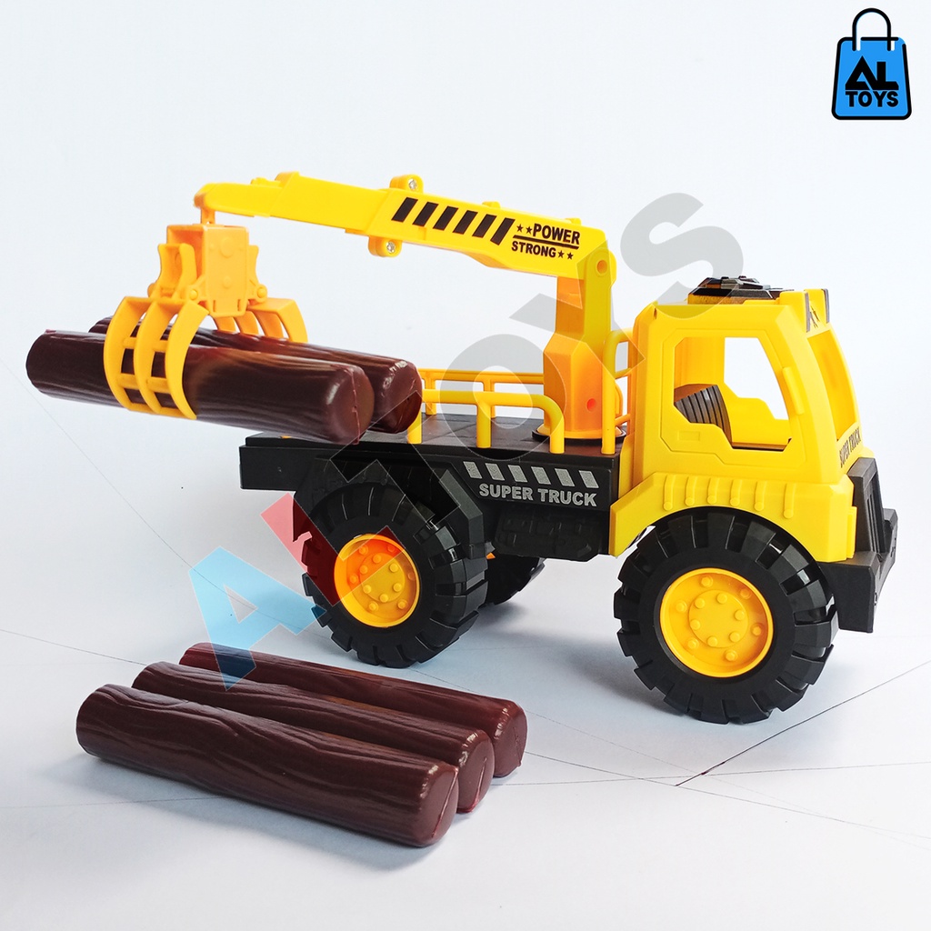 Mainan Mobil Mobilan Konstruksi Dump Truck Pasir / Crane / Exsavator / Tangki Oli Mainan Anak / Construction Cars Toy