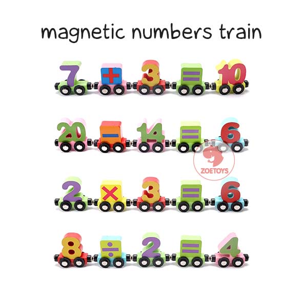 Zoetoys Magnetic Alphabet Numbers Letter Train | Mainan Kereta Huruf Angka | Mainan Edukasi Anak | Cari Kado | Cari Kado Natal