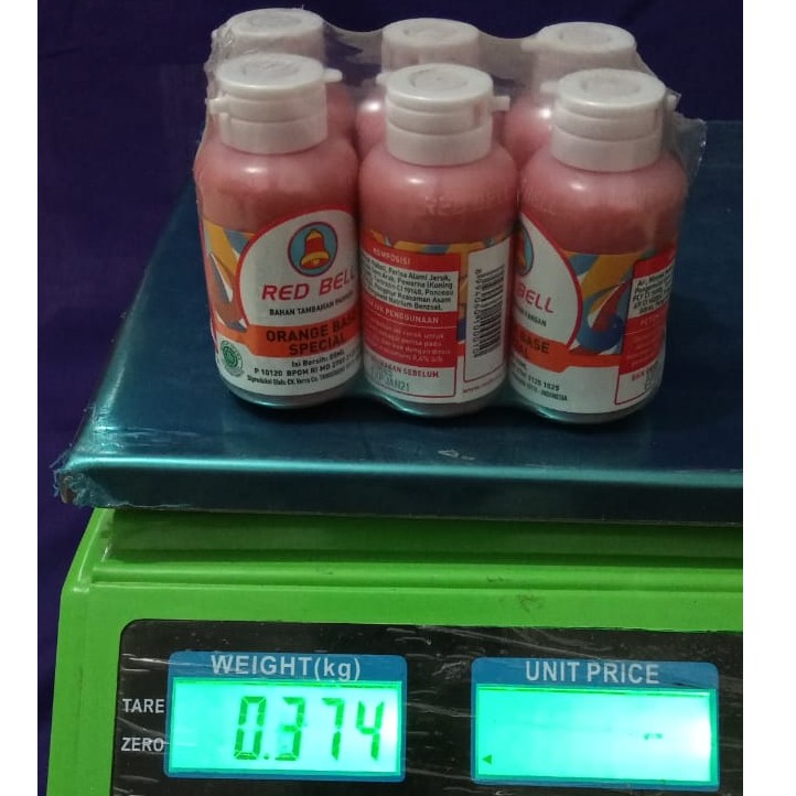 MURAH NIH!!! PERISA DAN PEWARNA MAKANAN [ RASA ORANGE BASE SPECIAL ] REDBELL 55 ml