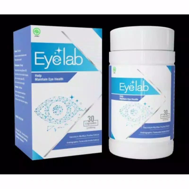 EYELAB ASLI 100% ORIGINAL SUPLEMEN HERBAL BPOM OBAT PENYAKIT MATA