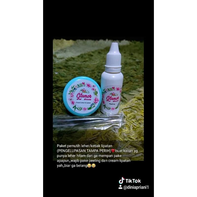 CREAM PEMUTIH LEHER/KETIAK LIPATAN/GLAMOR
