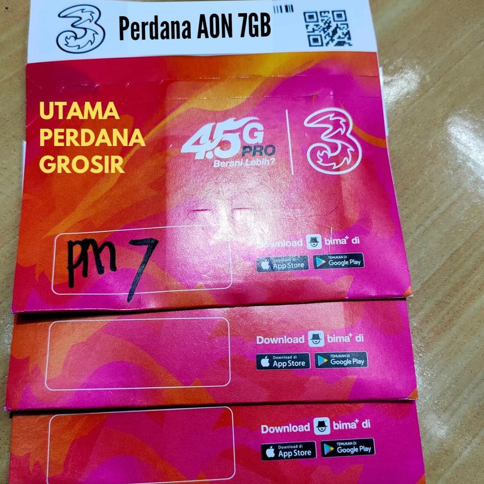 S3dang.populer PERDANA TRI AON 7GB UNLIMITED |J1I0 03 ..... .!