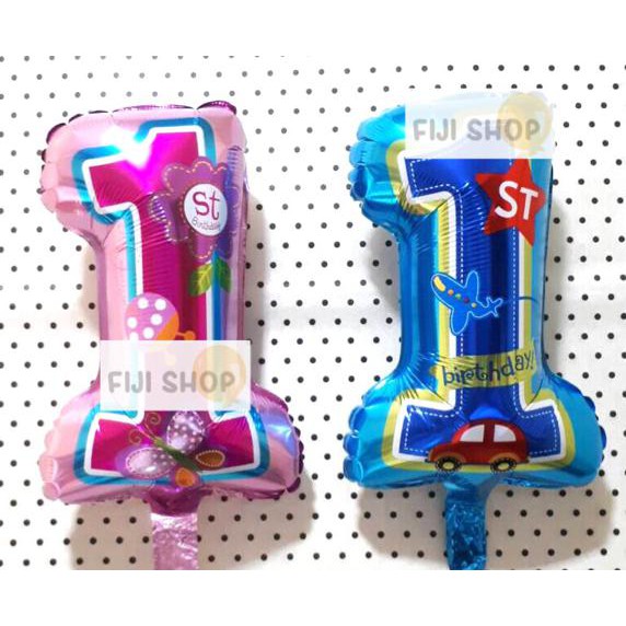 Murah Banget Balon Foil Angka 1St Birthday