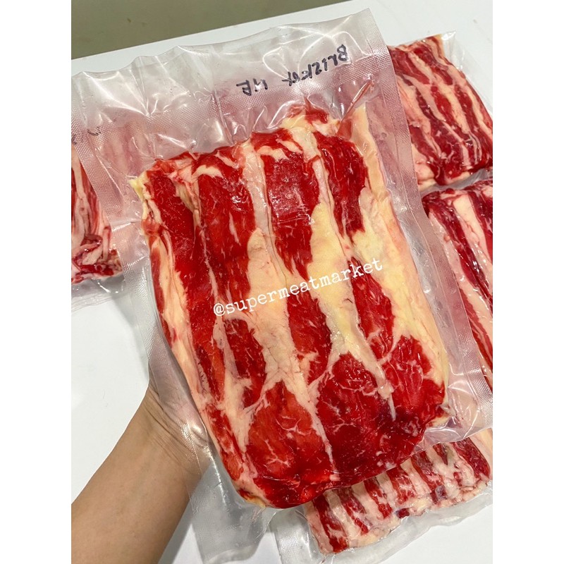 1kg Navel Brisket Beef Slice AUS