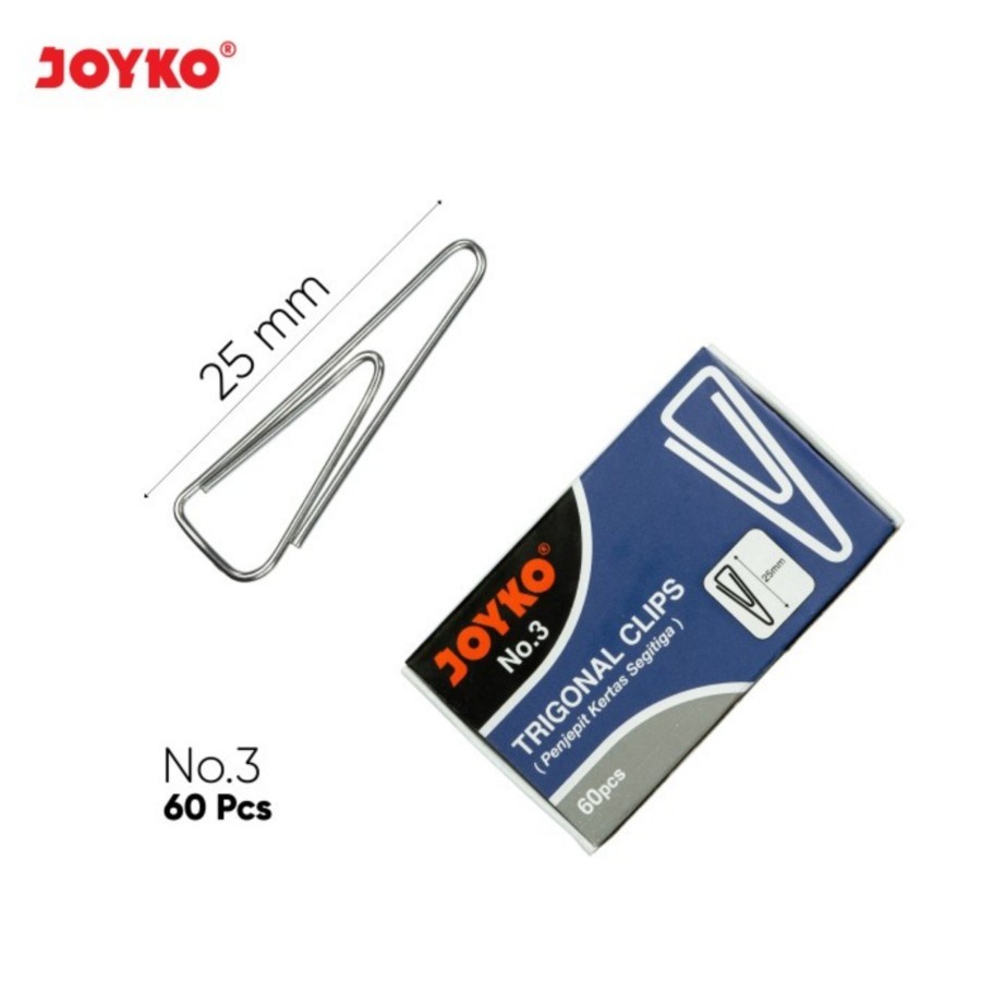 

Paper Clip / Triagonal Clip / Klip Kertas JOYKO No. 3