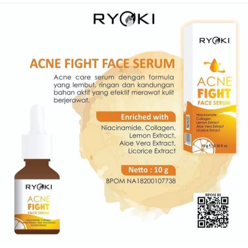 RYOKI ACNE FIGHT FACE SERUM