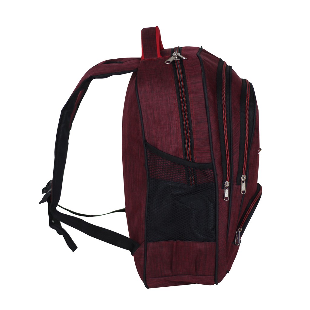 Tas Punggung Alfito Original Saku Merah Merah Sekolah Kerja Bisnis Berkualitas Kuliah Outdoor Pria