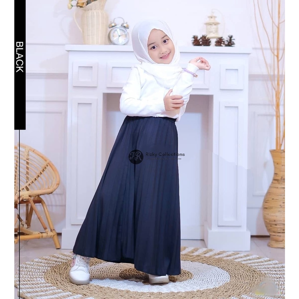 Rok Anak Tali Lonceng 4-12 tahun M L XL XXL TRENDY MASA KINI / ROK ANAK PLISKET TALI LONCENG  / ROK ANAK PEREMPUAN / ROK ANAK REMAJA