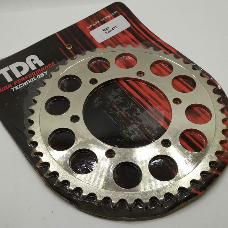TDR Gear Belakang 520 R25 Ninja 250 Karbu Ninja 250 Fi 42T 43T 44T 45T 46T 47T