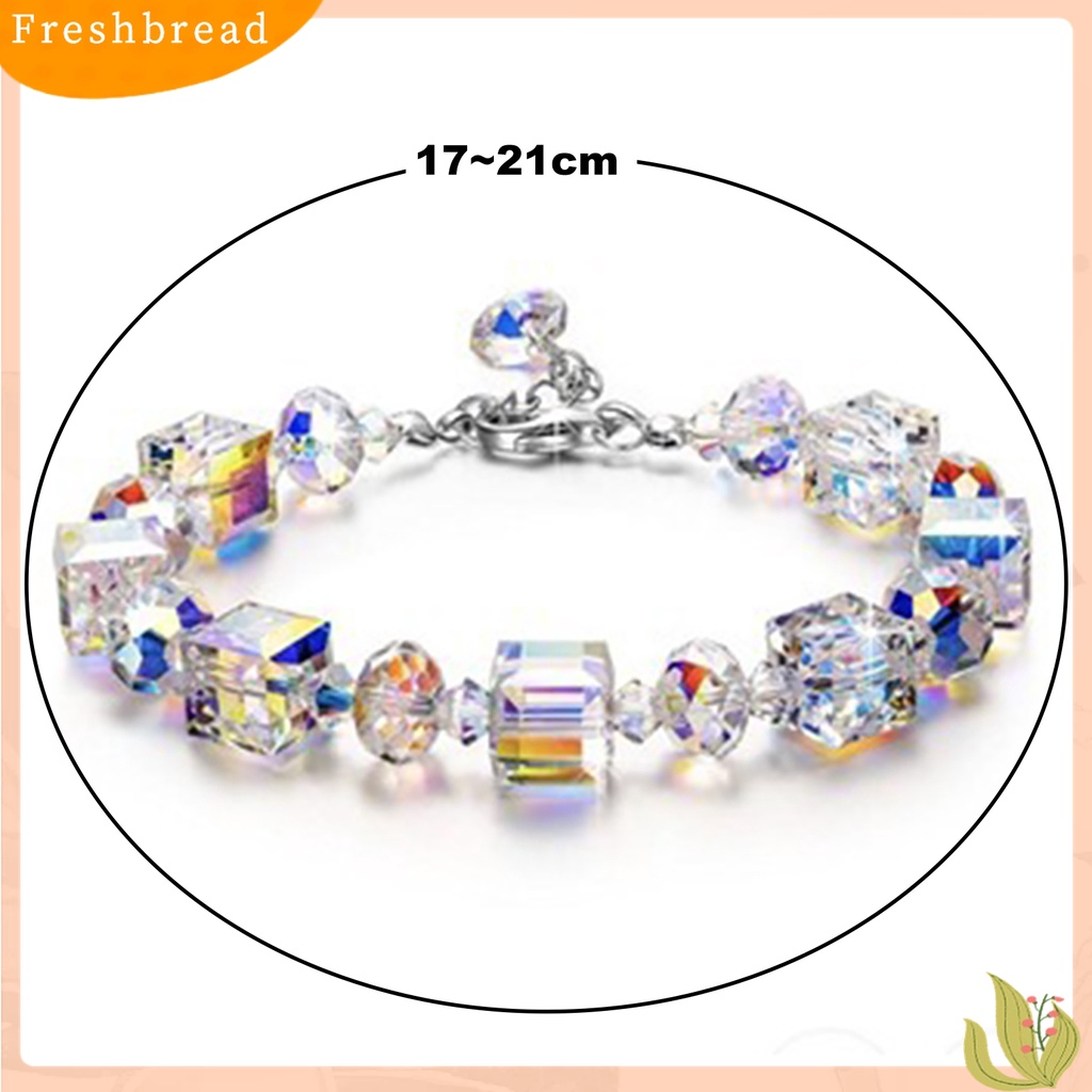 Terlaris Bracelet Chain Delicate Beautiful Decorative Artificial Crystal Bangle for Girl