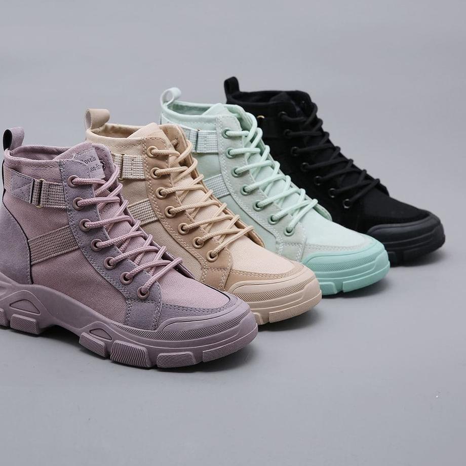 Sangat Nyaman.. SOVELLA Lizza Sneakers Sepatu Wanita Tali Import Sport