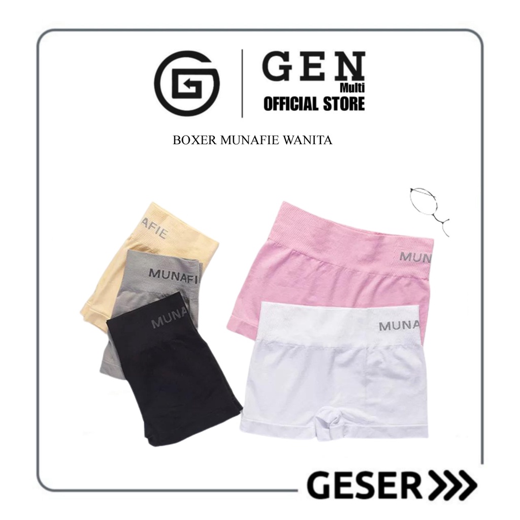 GEN - Munafie Boxer Wanita / Korset Wanita / Celana Dalam Wanita / UnderPants Korset CD High Quality