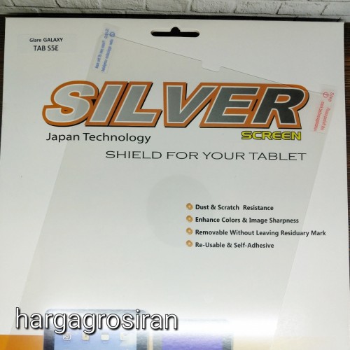 PLY-002 Silver Samsung Galaxy Tab A7 10.4 T505 Anti Gores Bahan Plastik Clear Bening / Glar