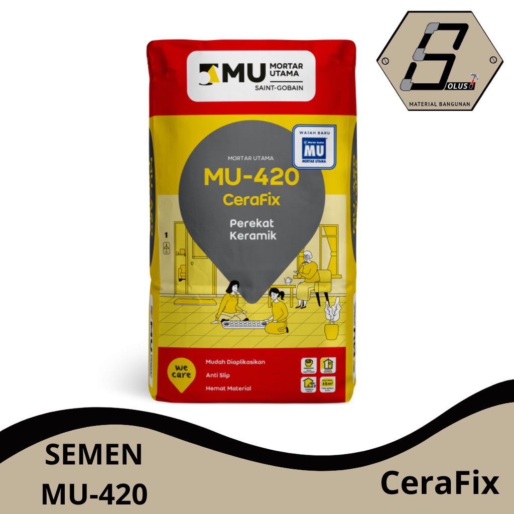 SEMEN MORTAR UTAMA MU - 420 LEM KERAMIK