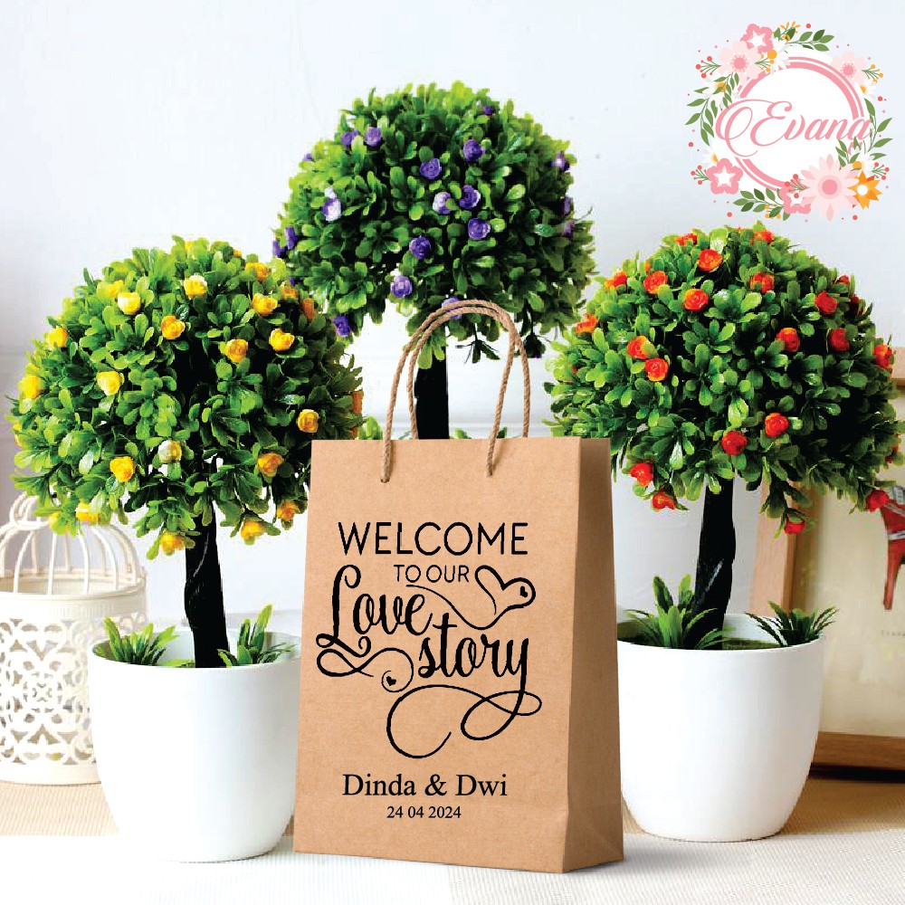 

Paperbag Custom Design Suka2 - size 12 x 3.5 x 16.25