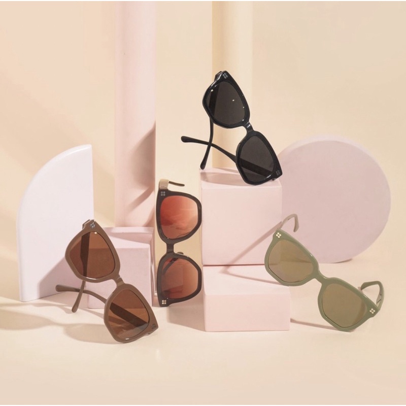 Emilie Sunglasses OLIVE buttonscarves kacamata buttonscarves