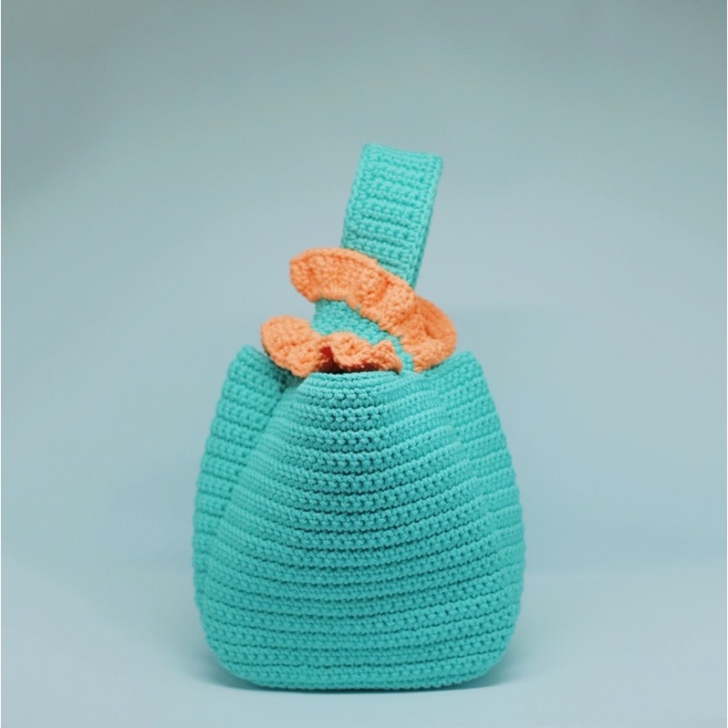 Desc - Mintyrose Knot Bag / Crochet - Tas Rajut