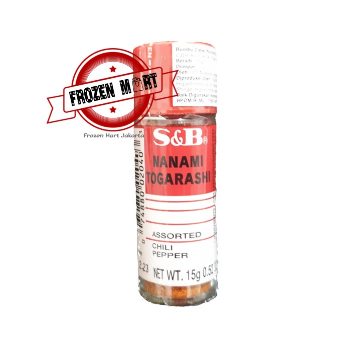 

Siap Kirim S&B Nanami Togarashi 15 Gr