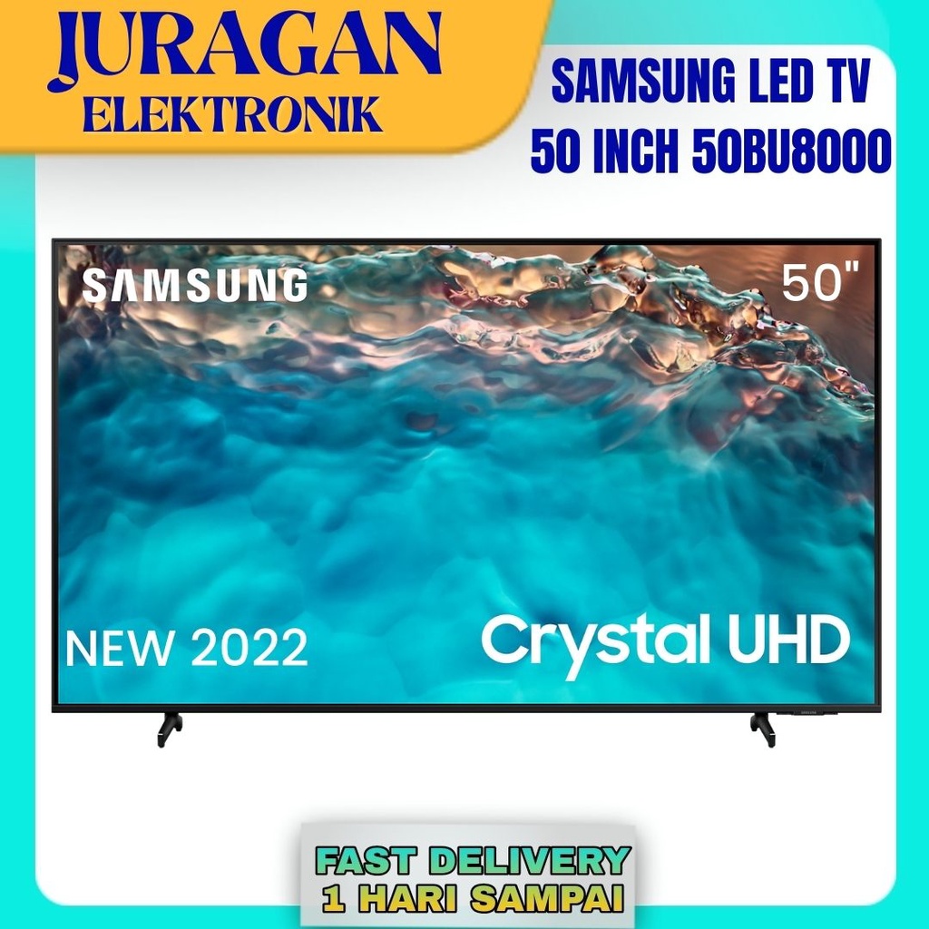 Jual PROMO LED TV SAMSUNG 50 INCH 50BU8000 CRYSTAL 4K UHD SMART TV