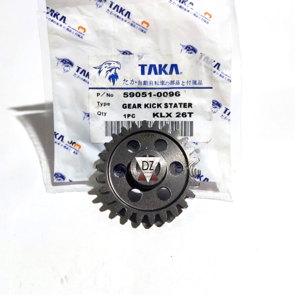 TAKA GIGI SELAH SLAH KLX GEAR KICK STATER KLX MATA 26T