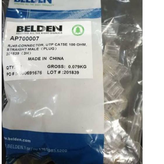 Belden rj45 cat.5 / konektor belden rj45 cat5 ORIGINAL