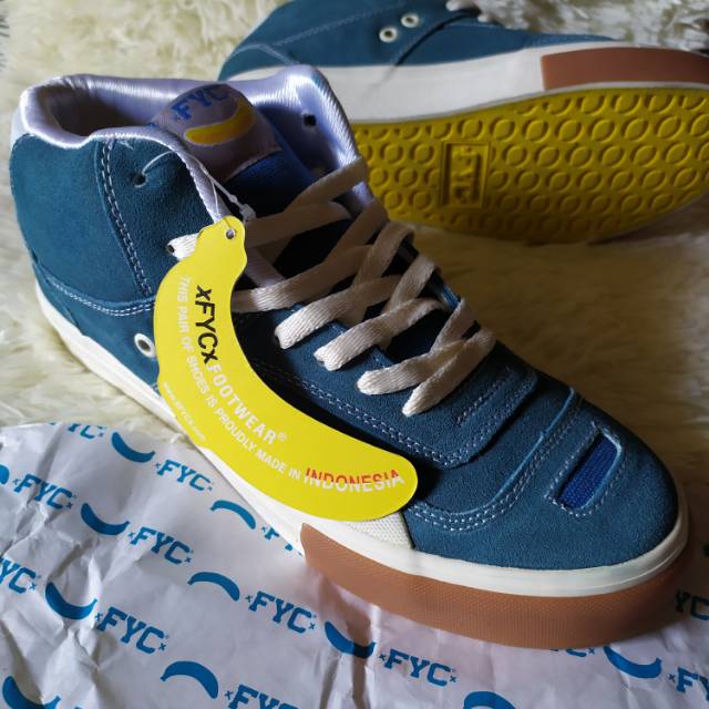 FYC Mid Al Baby Blue Suede