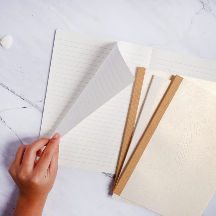 

Hemat Leaf Impression Standard Notebook B5 Buku Catatan Tulis Kotak Garis Terbatas