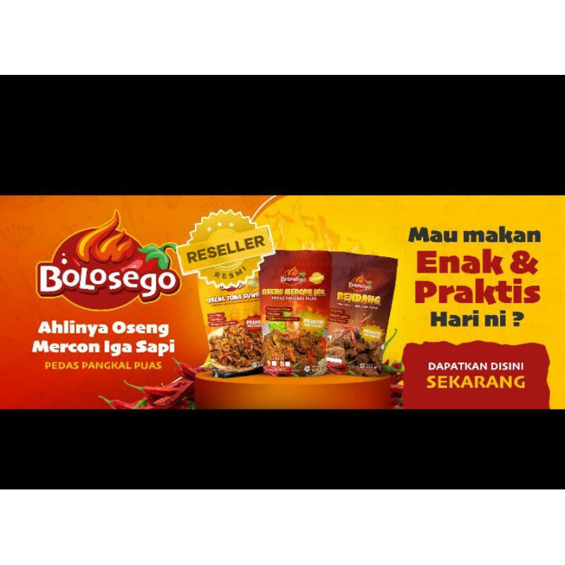 PAKET ISI 2 PACK!!! OSENG MERCON IGA SAPI DAN TUNA SUIR BOLOSEGO  PALING ENAK!!!