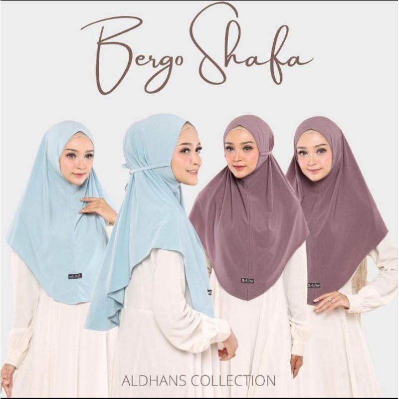 [COD] BERGO SHAFA ORI BY AL DHANS//BERGO JERSEY AL DHANS/JILBAB INSTAN JERSEY
