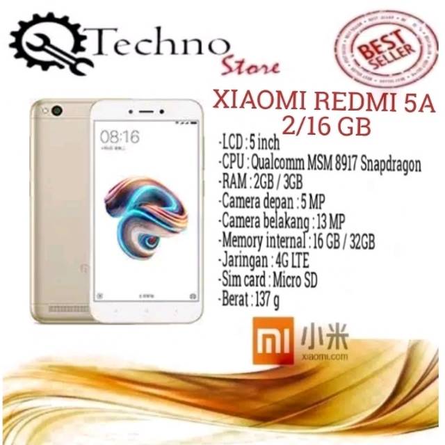 #xiaomi redmi 5a 2/16gb #murah #garansi 1 tahun | Shopee