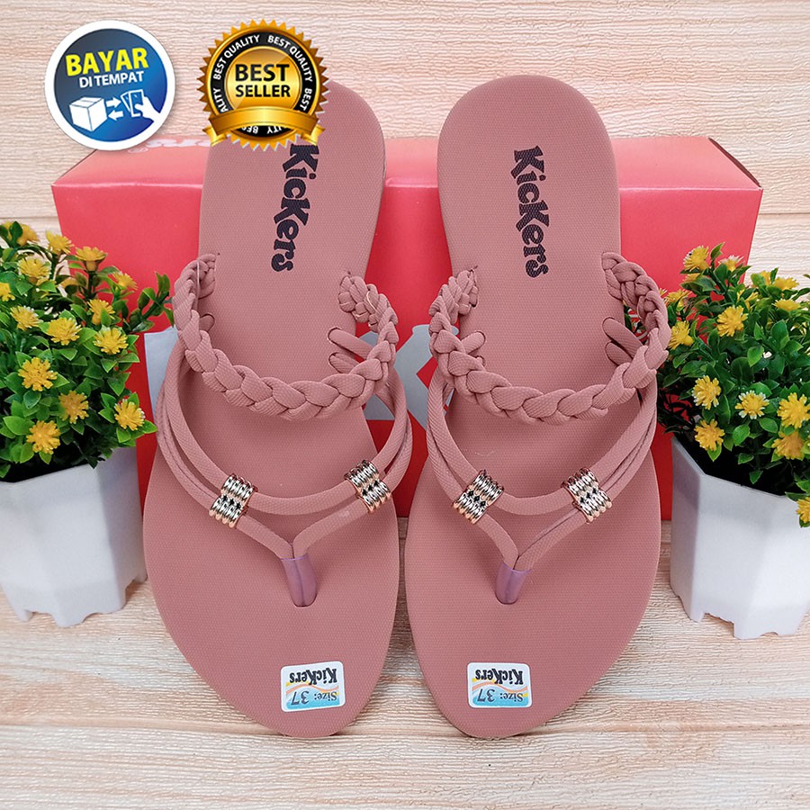 PROMO 6.6 SHOPEE MALL GREAT SALE MURAH LEBAY !! SANDAL WANITA DEWASA JAPIT KLABANG HUMBERG / SAKIPO