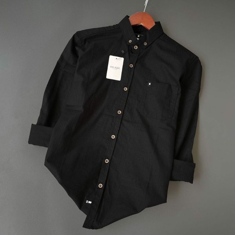 Kemeja Lengan Panjang Polos Original Riverside