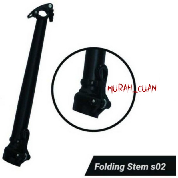 HandlePost Sepeda Lipat Folding ION s02 Alloy Lipatan Kiri