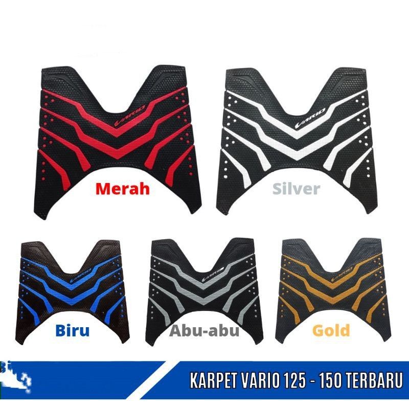 Alas Kaki Vario 150 125 - 150 New Terbaru Tahun 2018 - 2021 Monster Karpet Keset Motor Vario