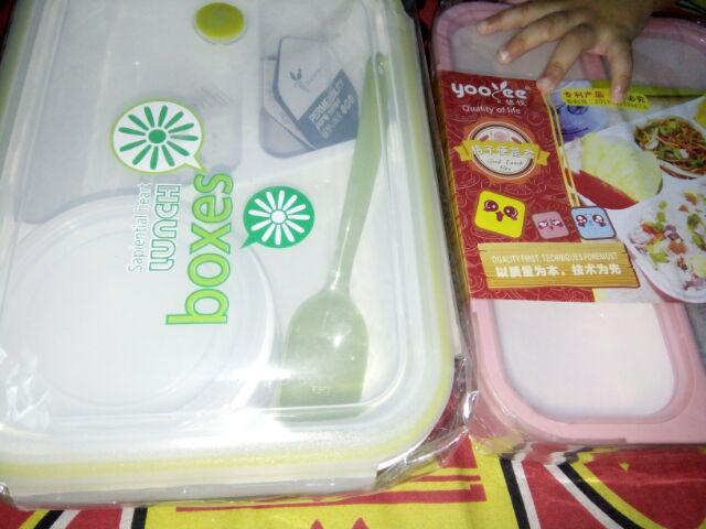 Lunch Box Yooyee Grid Sekat 4 / Tempat Makan Yooyee Anti Bocor