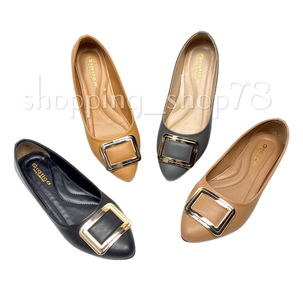 Sepatu Flatshoes Wanita Lancip Gratica B05 RG