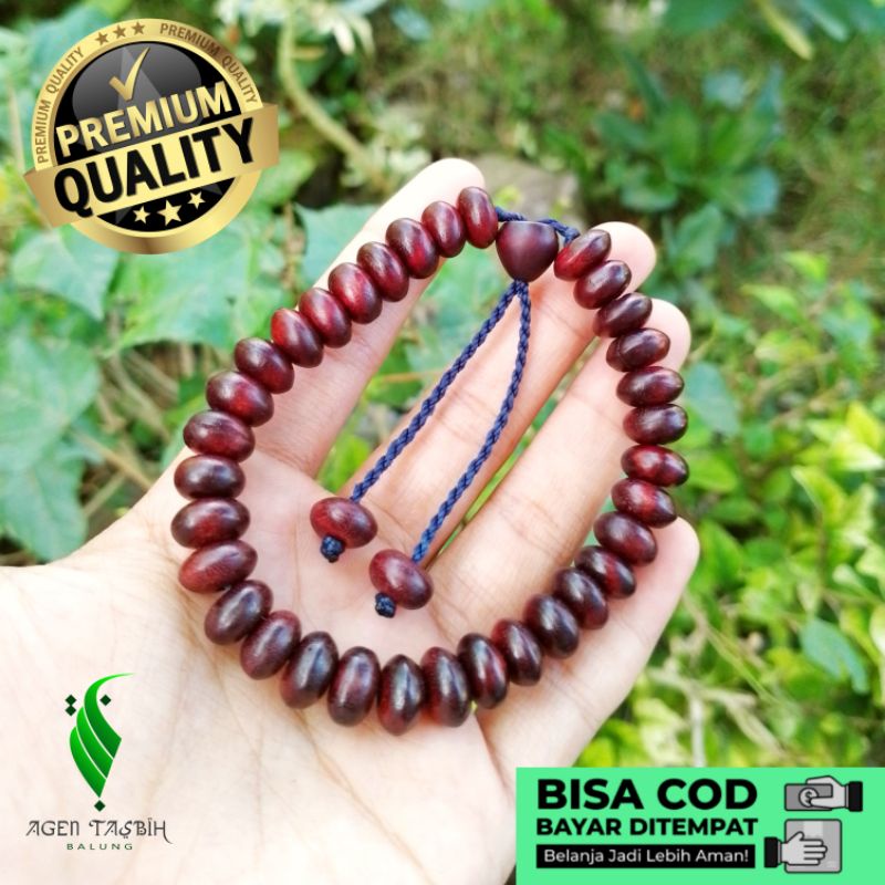 Gelang Kayu Walikukun Original pipih dan bulat