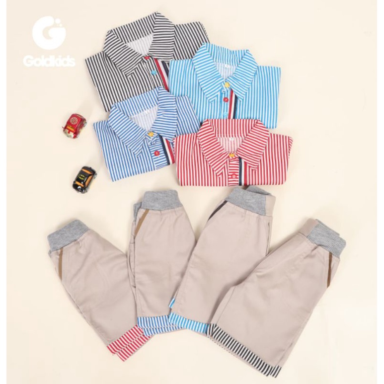 SETELAN ANAK SALUR GOLDKIDS KIDS 2 4 6