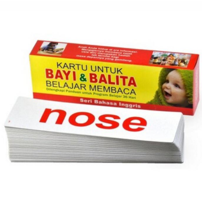 FlashCard | KARTU BELAJAR MEMBACA BAHASA INGGRIS SERI 1